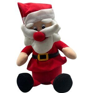 Vintage Sitting Santa Battery Operated Vibrate Shakily Saying Ho Ho Ho READ